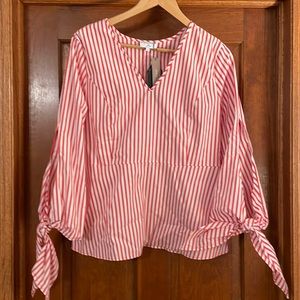 Jcrew stripe blouse